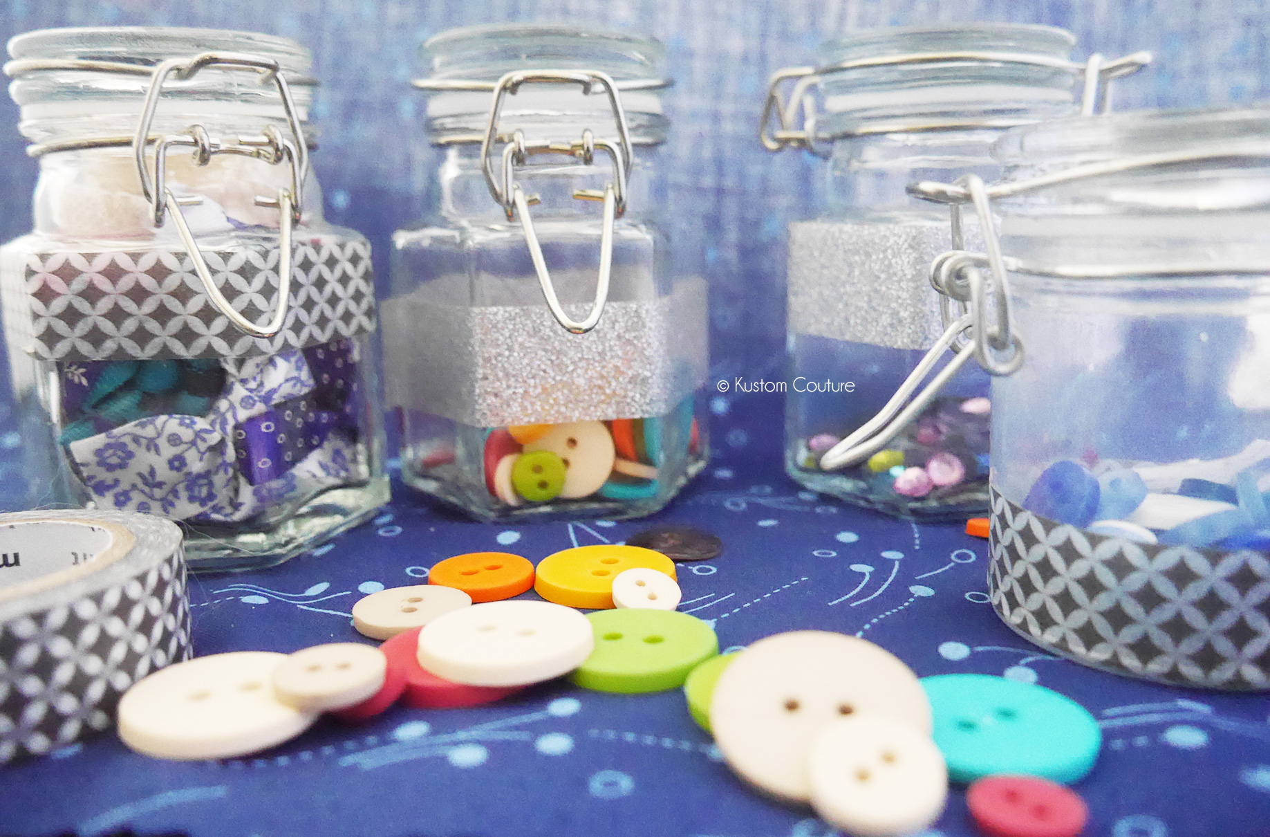 DIY déco - Customiser des bocaux en verres | Kustom Couture